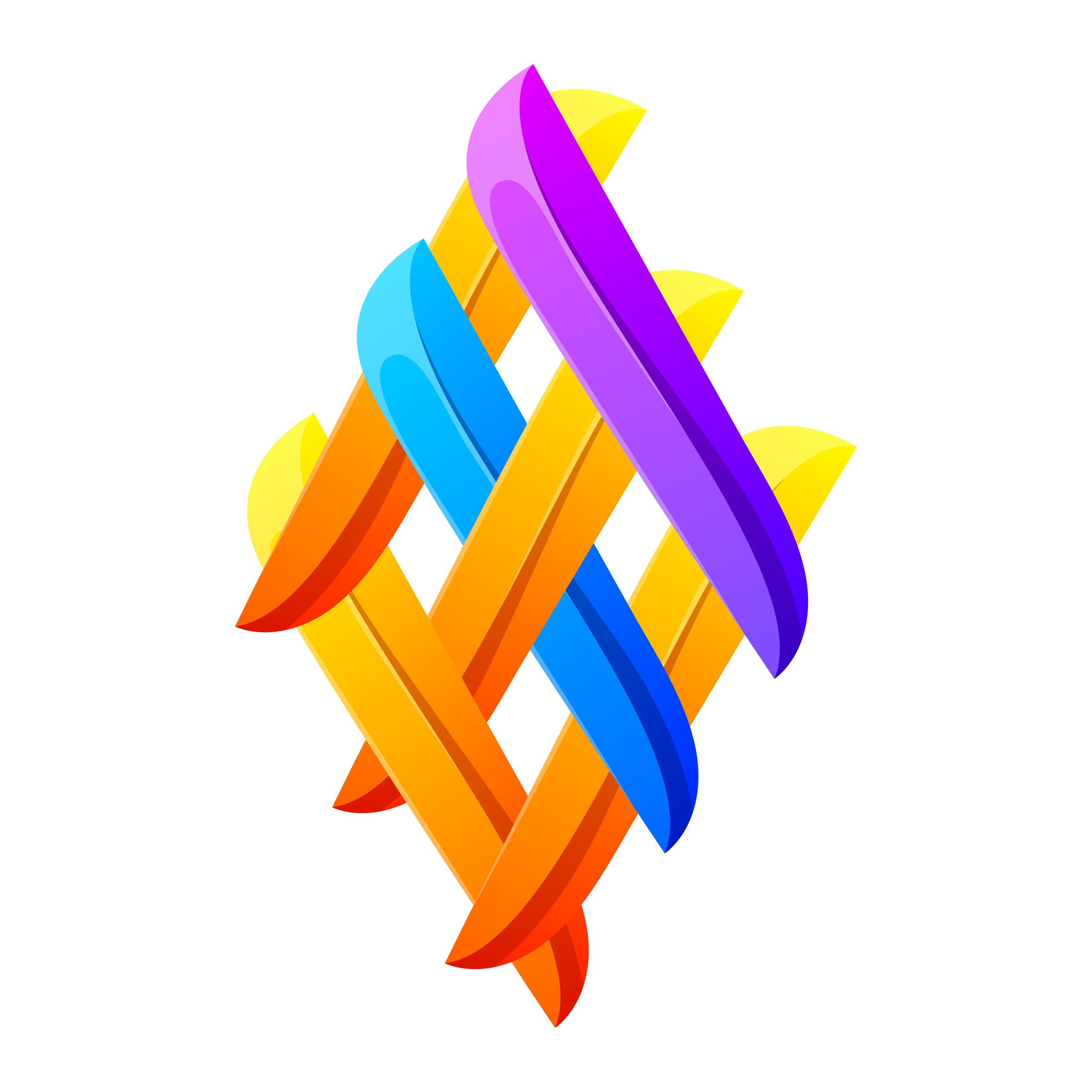 colorful abstract icon gradient logo